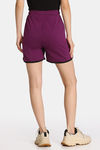 Rosaline Flex Fit Easy Movement Shorts - Plum Caspia — thumbnail 3